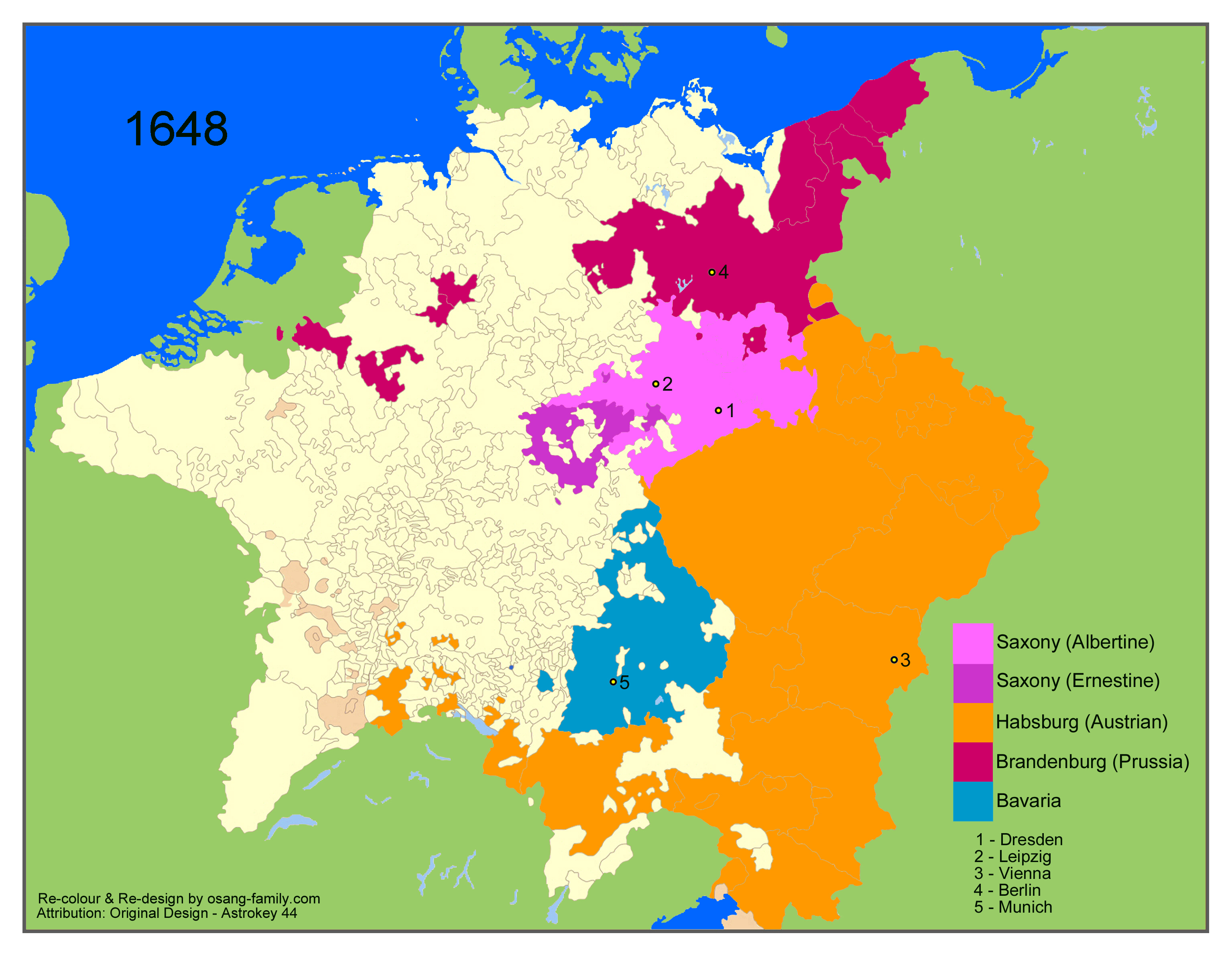 Deutschland 1648 - Germany 1648